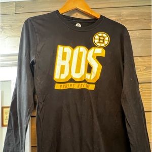 NHL Official Licensed Bruins Long Sleeve TShirt Mens M